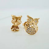 Topos Lechuza 1.65gr / 10.25mm Oro Amarillo 18K %