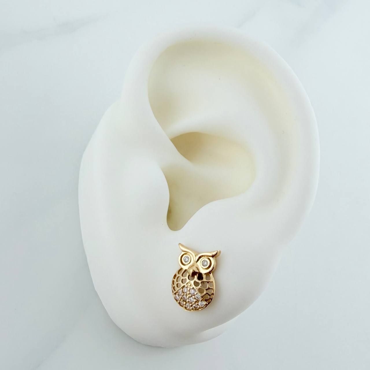 Topos Lechuza 1.6gr / 10.25mm Oro Amarillo 18K %