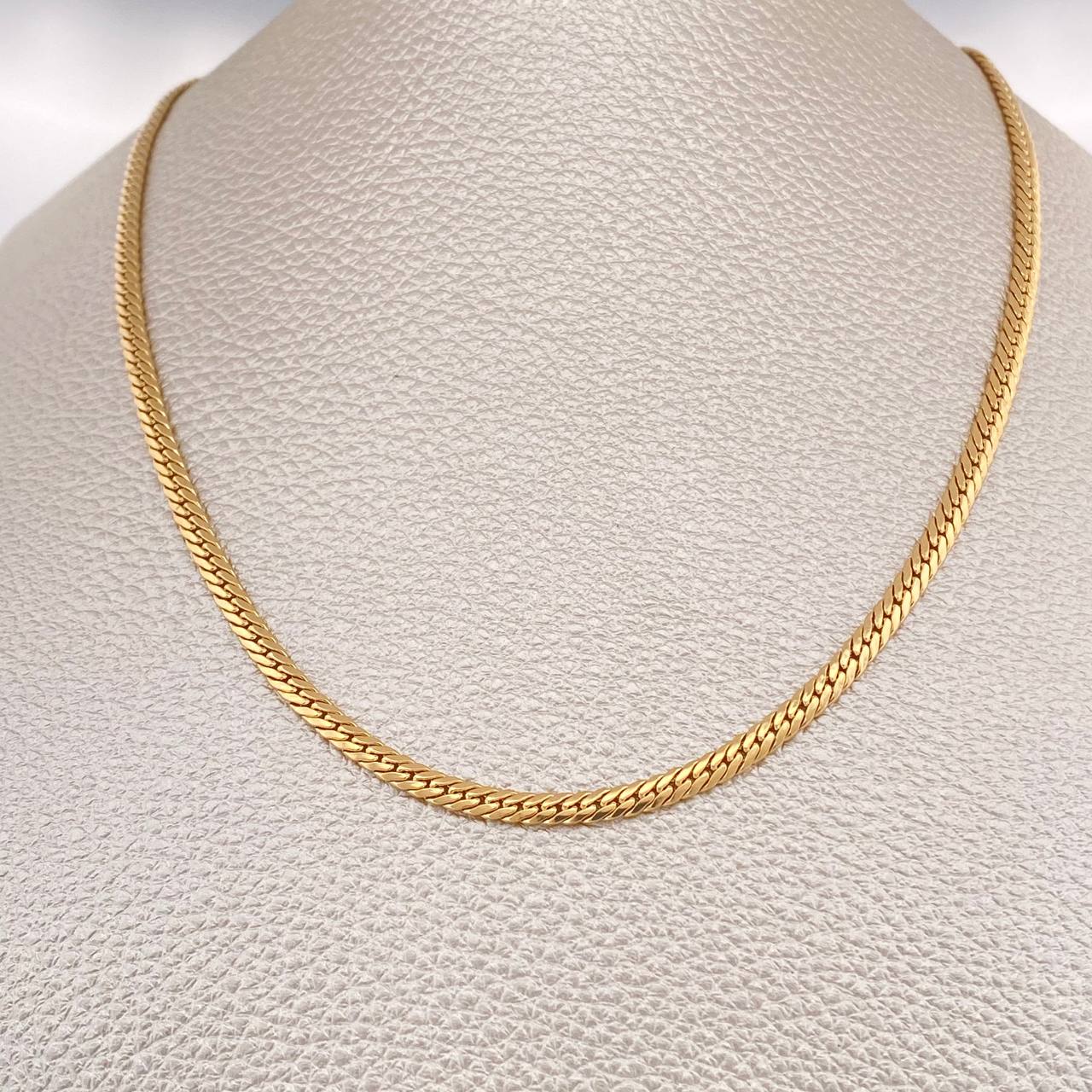 Cadena Serpiente 7.55gr / 23 1/2 in / 3mm Oro Amarillo +3 18K &