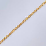 Pulso China 1.9gr / 7 1/2 in / 2mm Oro Amarillo +1 18K &