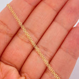 Pulso China 1.5gr / 7 1/2 in / 1.6mm Oro Amarillo +1 18K &
