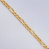 Pulso Figaro 1.1gr / 7 3/4 in / 2.5mm Oro Amarillo +1 18K &