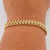 Pulso Sedusa 4.75gr / 7 1/2 in / 7.5mm Oro Amarillo +3 18K &