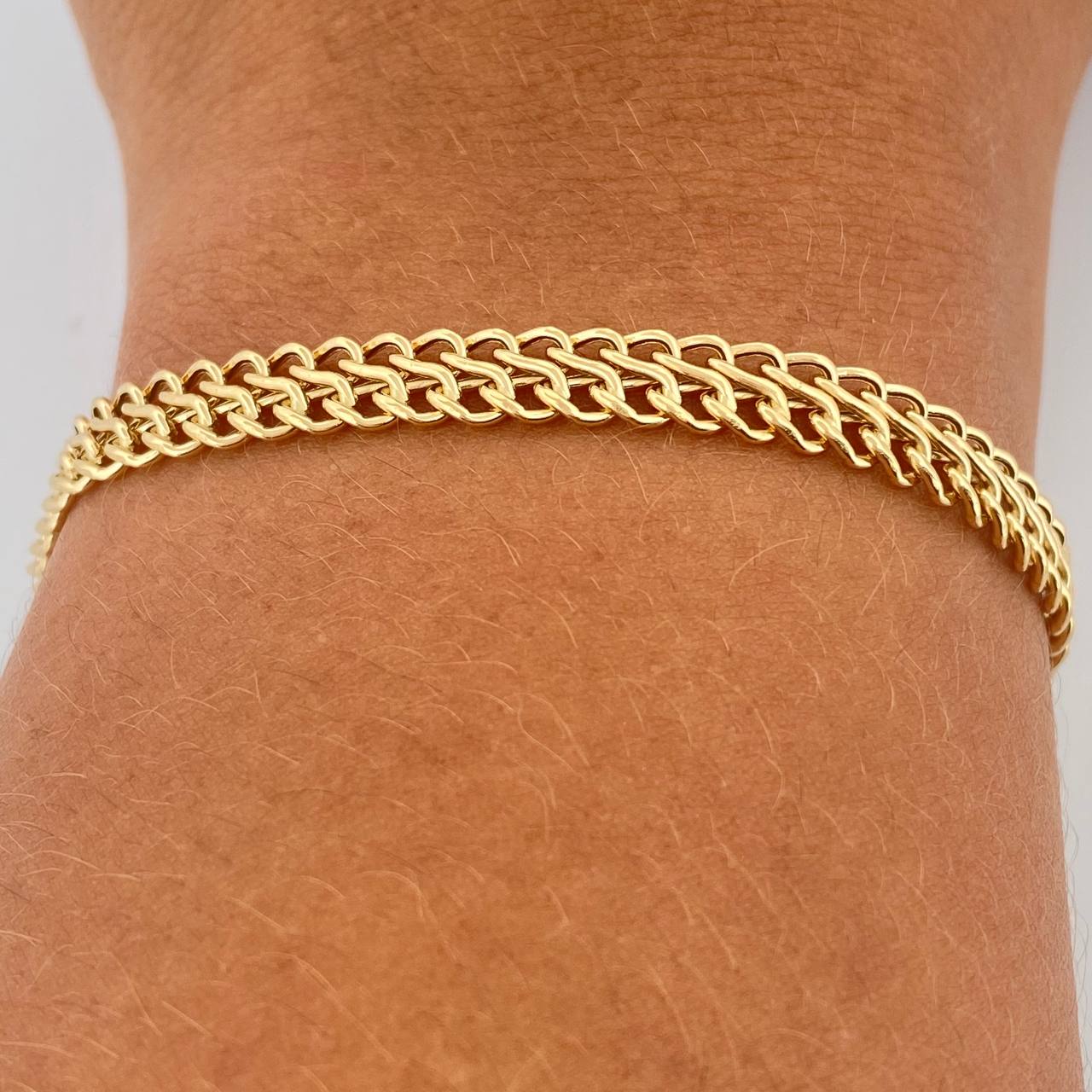 Pulso Sedusa 3.6gr / 7 3/4 in / 6mm Oro Amarillo +3 18K &