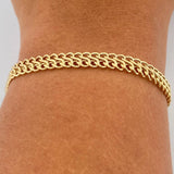 Pulso Sedusa 3.6gr / 7 3/4 in / 6mm Oro Amarillo +3 18K &