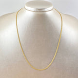 Wheat Chain 1.55gr / 45cm / 1.8mm Yellow Gold +3 18K
