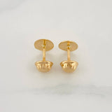 Stud Earrings Virgen de Guadalupe 0.55g / in / 5.97mm Yellow Gold 18K