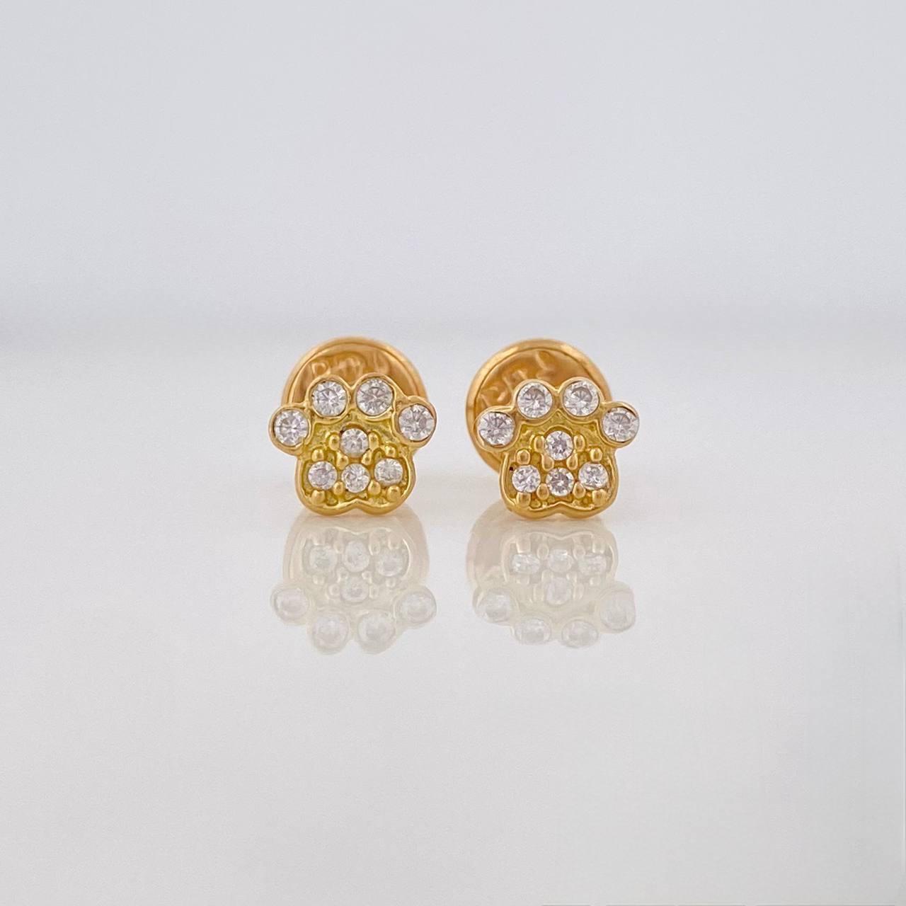 Topos Huellas 0.7g / in / 4.07mm Oro Amarillo 18K