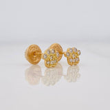 Topos Huellas 0.7g / in / 4.07mm Oro Amarillo 18K