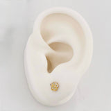 Topos Huellas 0.7g / in / 4.07mm Oro Amarillo 18K