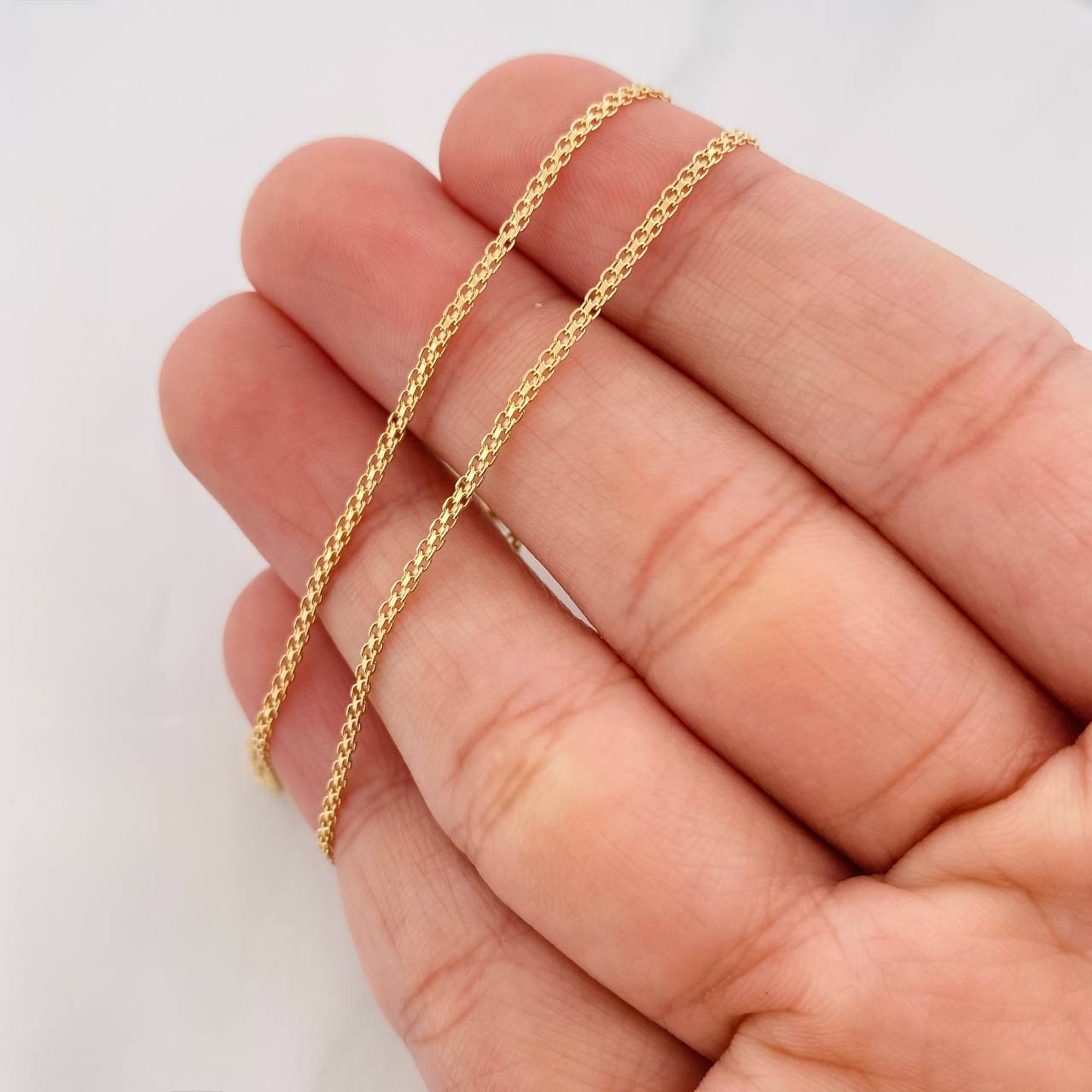 Bismark Chain 2.8g / 20 in / 1.4mm Yellow Gold 18K