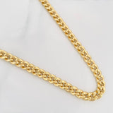 Cadena Cubana 13.6g / 24 in / 6.7mm Oro Amarillo 18K