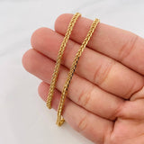Cadena Franco 6.5g / 24 in / 2.3mm Oro Amarillo 18K