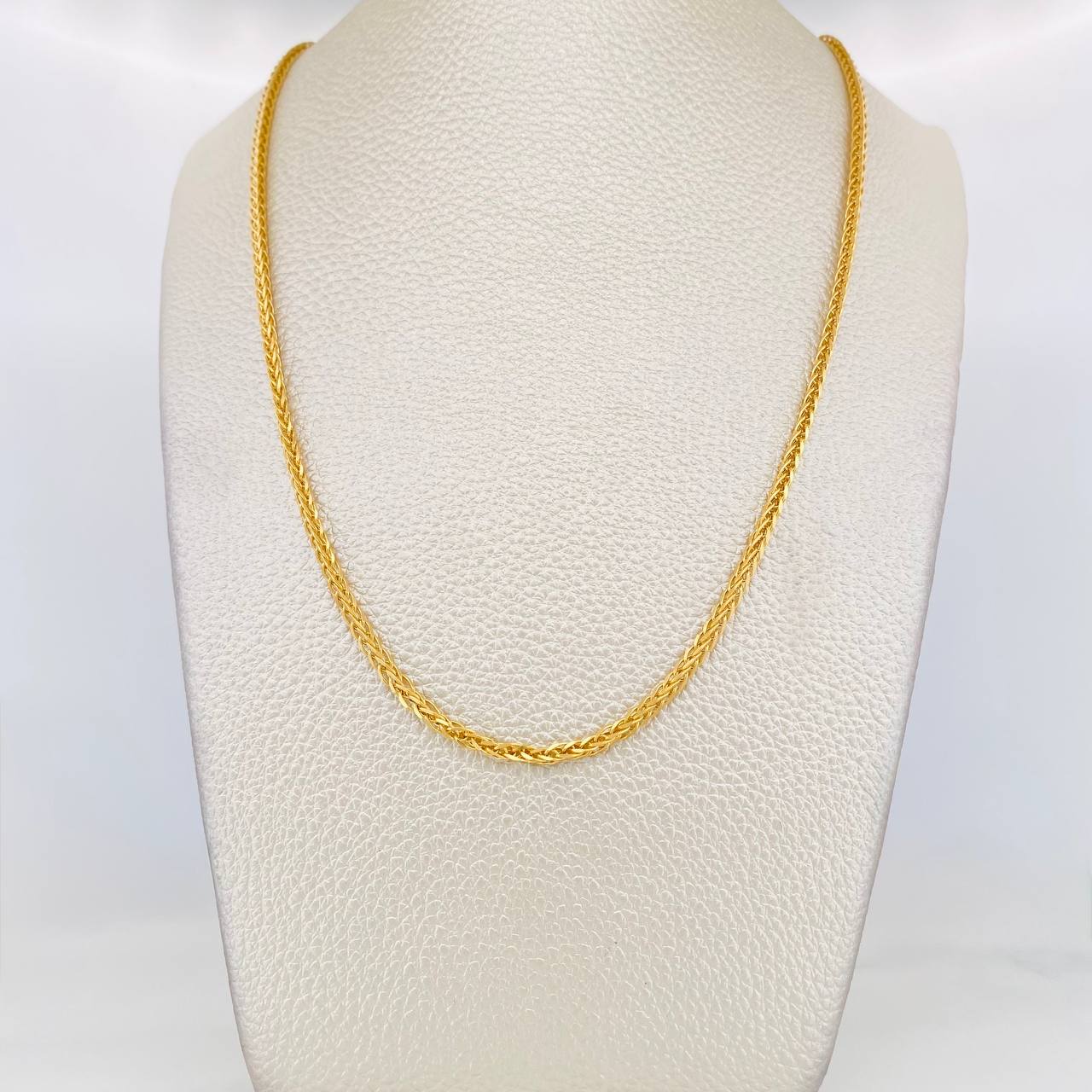 Cadena Franco 6.5g / 24 in / 2.3mm Oro Amarillo 18K