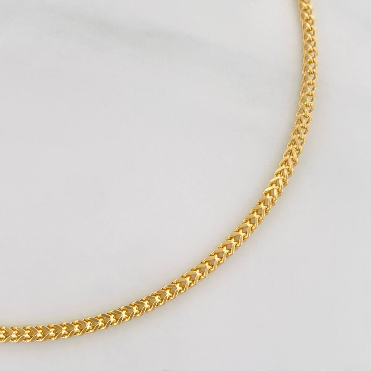 Pulso Franco 1.75g / 7 1/2 in / 1.8mm Oro Amarillo 18K