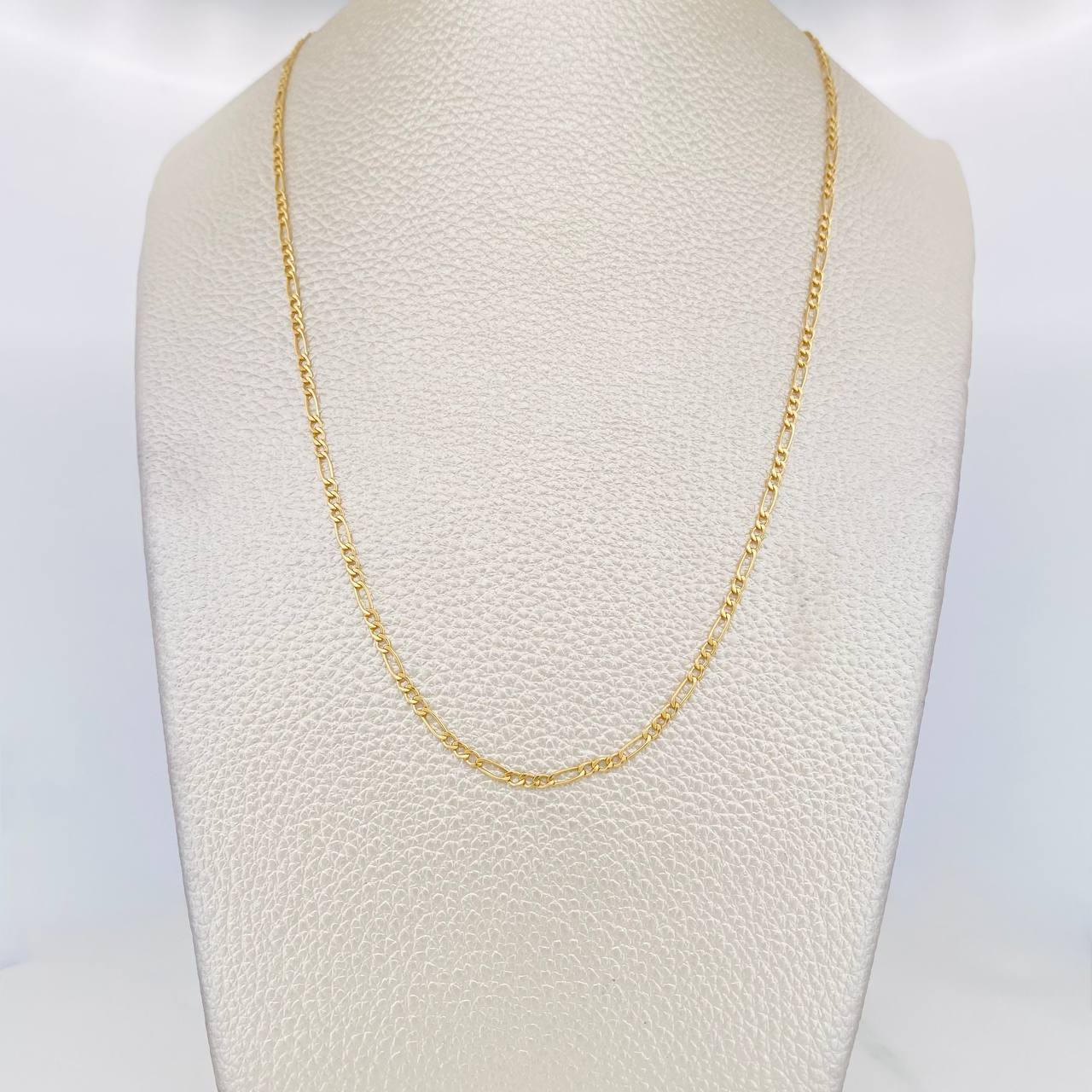 Cadena Figaro 1.55g / 18 in / 1.8mm Oro Amarillo 18K