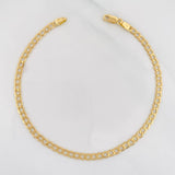 Pulso Cubano 2.35g / 8 1/4 in / 3.4mm Oro Amarillo 18K