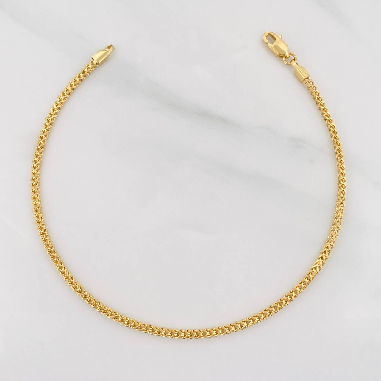 Pulso Franco 1.75g / 7 1/2 in / 1.8mm Oro Amarillo 18K