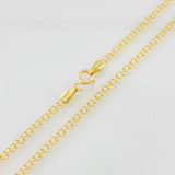 Cadena China 3.3g / 20 in / 2.04mm Oro Amarillo 18K