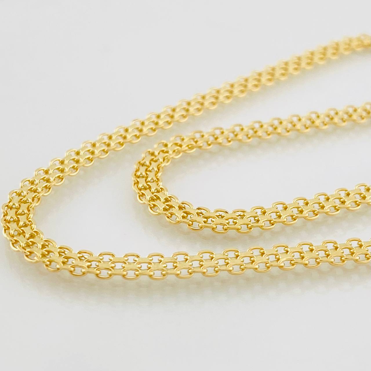 Cadena China 10.1g / 18 in / 3.8mm Oro Amarillo 18K