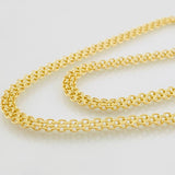 Cadena China 10.1g / 18 in / 3.8mm Oro Amarillo 18K
