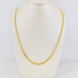 Cadena China 10.1g / 18 in / 3.8mm Oro Amarillo 18K