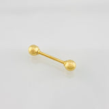 Piercing Barra 0.35g / 3/4 in Oro Amarillo 18K
