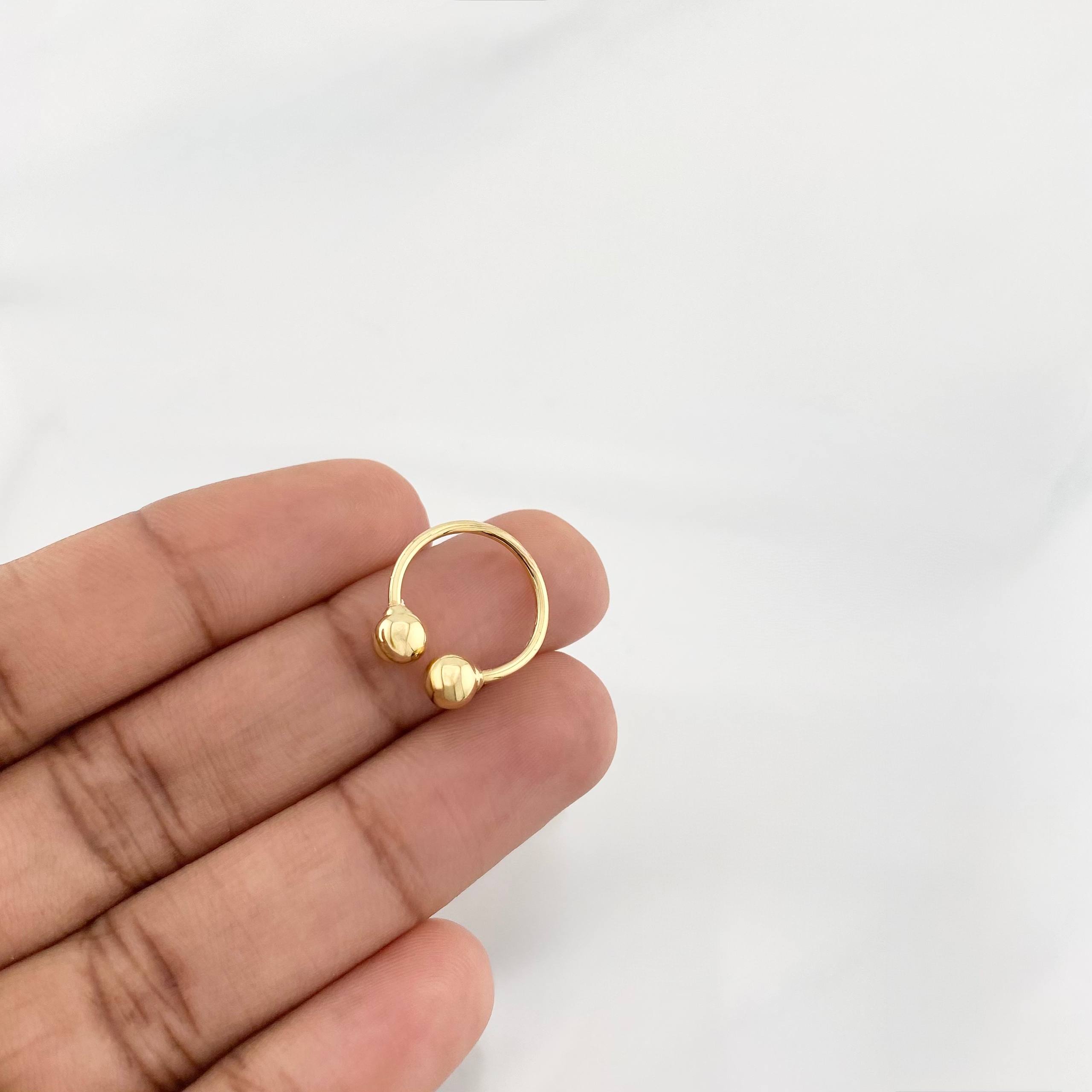 Piercing U 0.95g / 1/2 in 18K Yellow Gold