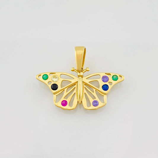 Dije Mariposa 1.95g / 3/4 in Oro Amarillo 18K