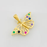 Dije Mariposa 1.95g / 3/4 in Oro Amarillo 18K