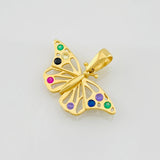 Dije Mariposa 1.95g / 3/4 in Oro Amarillo 18K