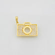 Dije Camara Fotografica 1.35g / 3/4 in Oro Amarillo 18K