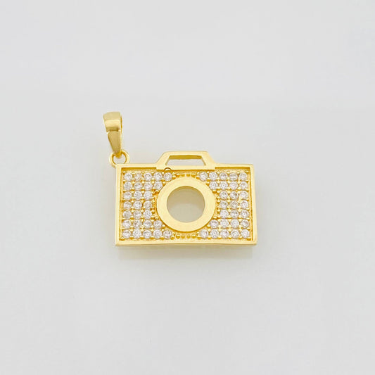 Dije Camara Fotografica 1.35g / 3/4 in Oro Amarillo 18K