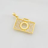 Dije Camara Fotografica 1.35g / 3/4 in Oro Amarillo 18K