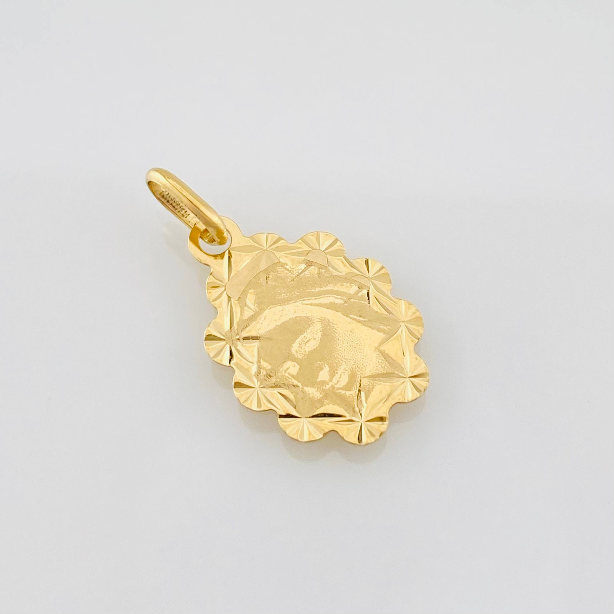 Dije Virgen María 0.7g / 3/4 in Oro Amarillo 18K