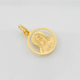 Dije Virgen María 0.7g / 3/4 in Oro Amarillo 18K