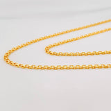 Cadena China 4.05g / 24 in / 1.8mm Oro Amarillo 18K