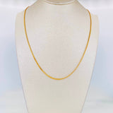 Cadena China 4.05g / 24 in / 1.8mm Oro Amarillo 18K