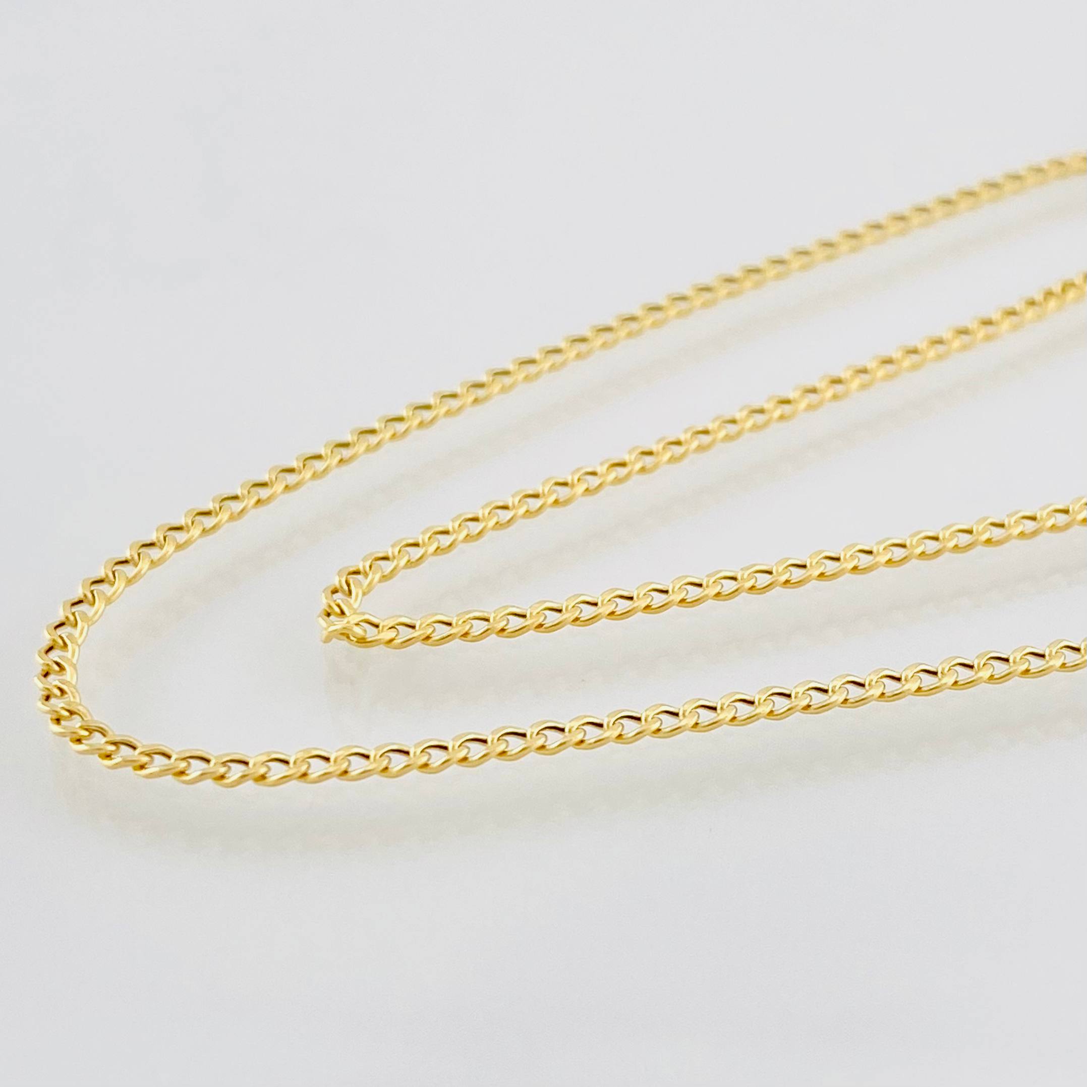 Cuban Links 1.1g / 16 in / 1.6mm 18K Yellow Gold