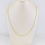 Cuban Links 1.1g / 16 in / 1.6mm 18K Yellow Gold