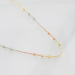 Cadena Aro Seguido 1.9g / 20 in / 0.8mm Tres Oros 18K
