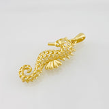 Dije Caballito de Mar 2.1g / 1 1/4 in Oro Amarillo 18K