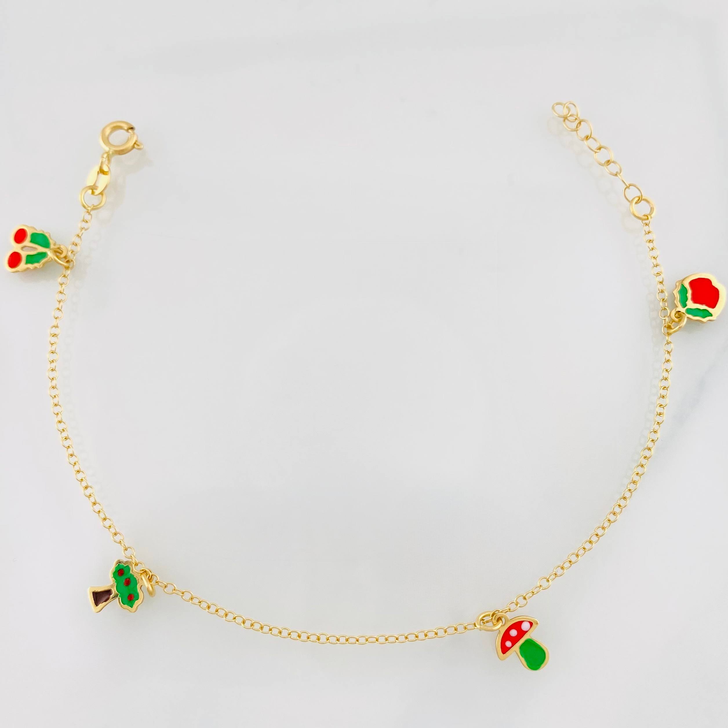 Classic Link Bracelet 1.3g / 7 in / 1mm 18K Yellow Gold
