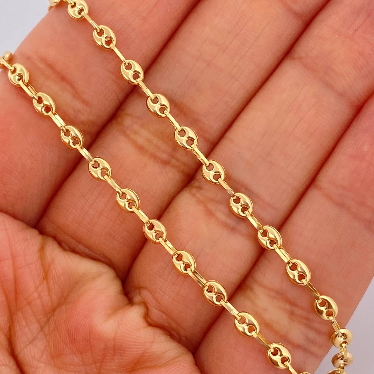 Cadena Gc 4.7gr / 18 in / 3mm Oro Amarillo 18K &