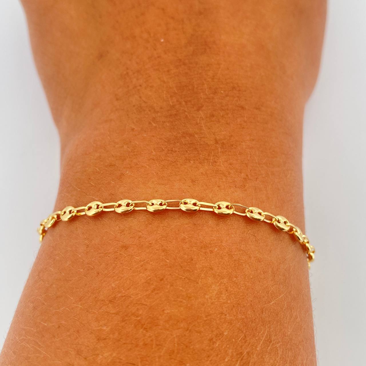 Pulso GC 2.1gr / 7 1/2 in / 3mm Oro Amarillo 18K %