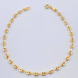 Tobillera GC 2.75gr / 10 1/4 in / 3mm Oro Amarillo 18K %