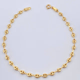 Tobillera GC 2.75gr / 10 1/4 in / 3mm Oro Amarillo 18K %