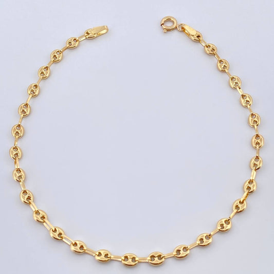 Pulso Gc 2.3gr / 8 in / 3mm Oro Amarillo 18K &