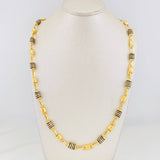 Cadena Rustica Barril 20.3g / 24 in / 6mm Oro Amarillo 18K
