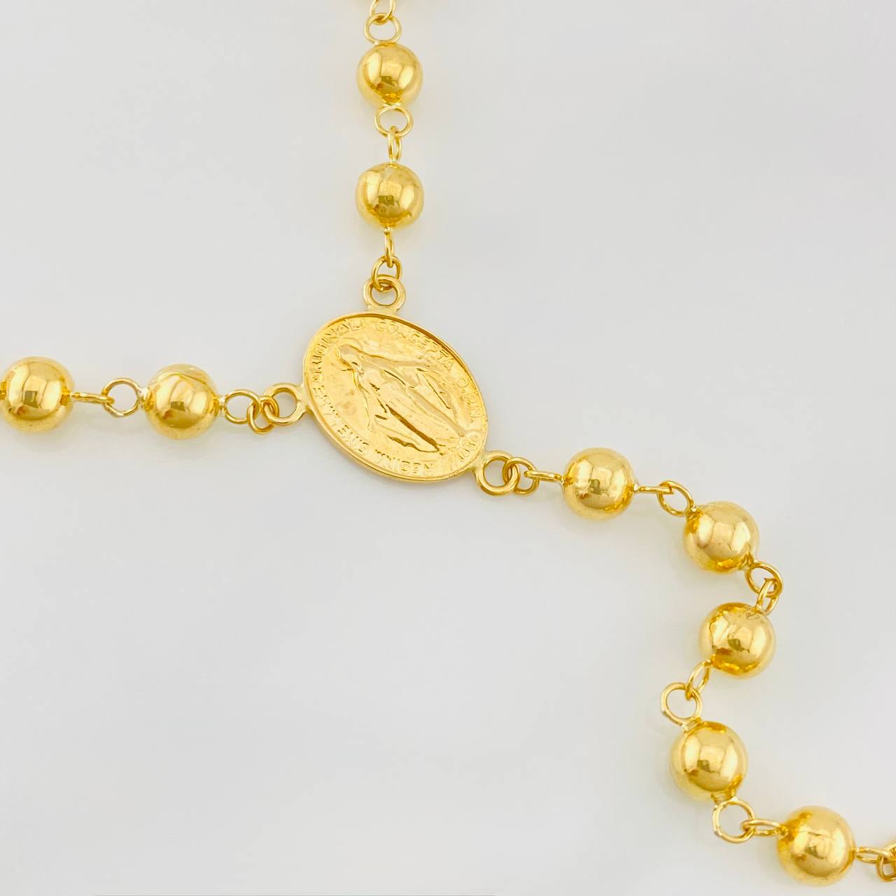 Rosario Virgen Milagrosa 16.3g / 26 in / 5mm Oro Amarillo 18K